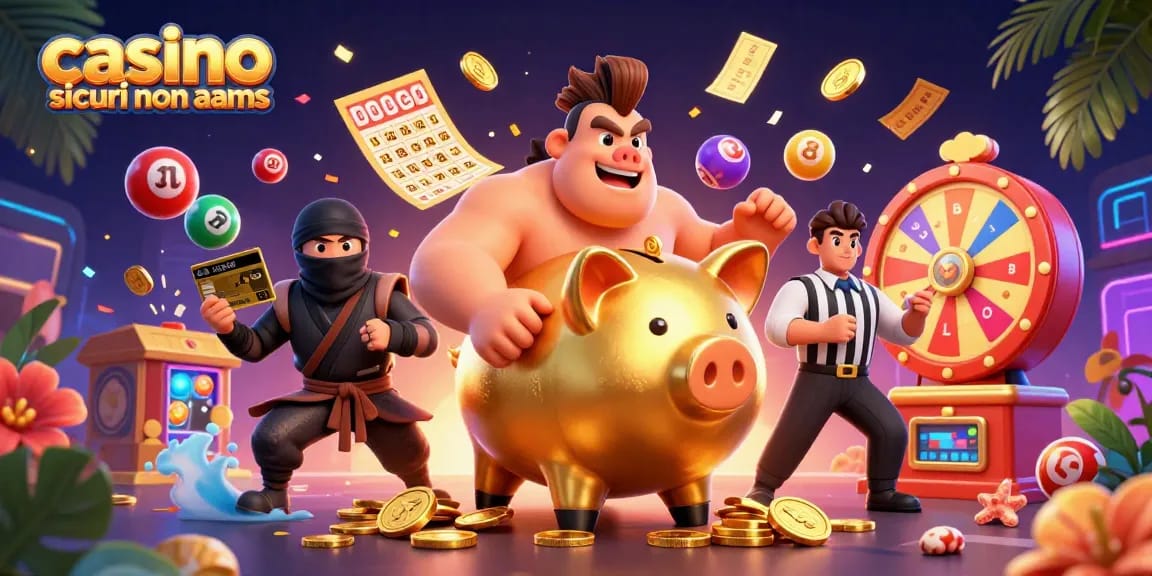 Play exciting games at casino sicuri non aams with vibrant elements and engaging characters