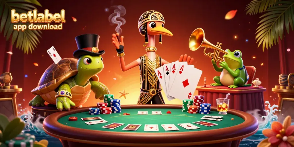 Experience the excitement of betting with the betlabel app download in a vibrant 3D illustration.