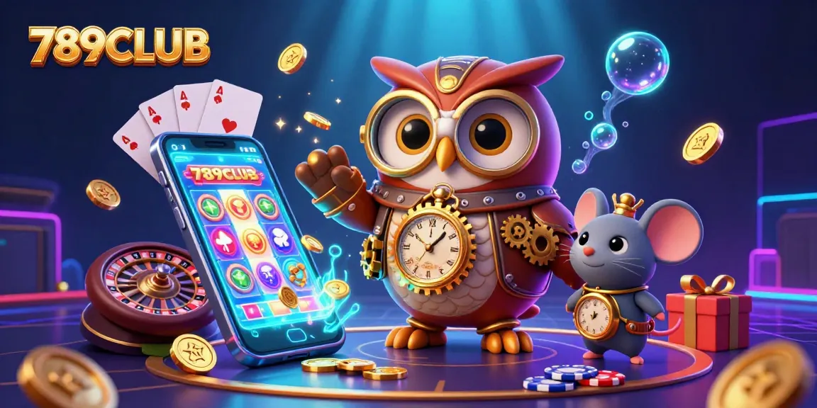 Experience the thrilling world of 789CLUB with vibrant slot games, golden coins, and engaging casino elements.